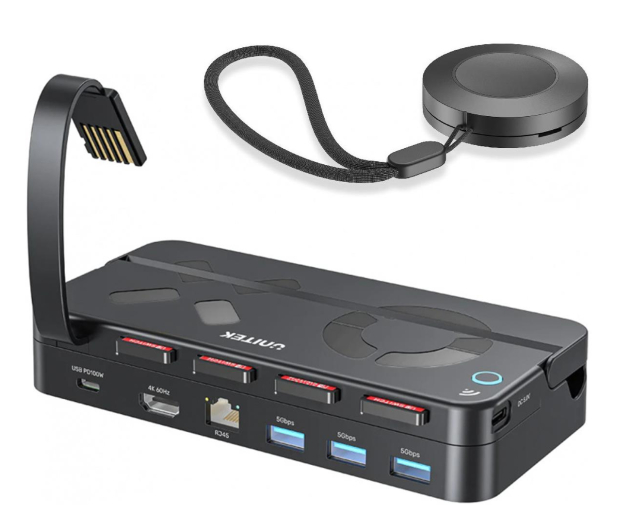 UNITEK Stacja dokująca Nintendo Switch - PD 100W, HDMI, RJ-45, SD G1002G01 - 1272533 - zdjęcie